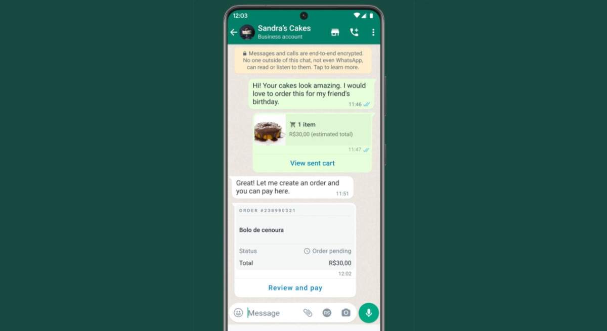 Whatsapp Prueba A Realizar Pagos A Los Negocios Dentro De La App 3464